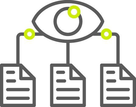 Data Visualization Secure App Element vector