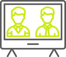 Electronic Voting Streamlined App Object vector