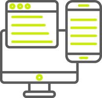 Responsive Design Versatile App Object vector
