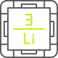 Lithium Neon Grid Feature vector