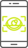 Retinal Scan NextGen App Object vector