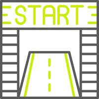 Start Polished Tech Badge vector