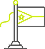 Djibouti Flag Subtle Interface Detail vector