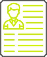 Resume Custom Creative Piece vector