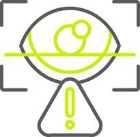 Retinal Scan Advanced UI Module vector