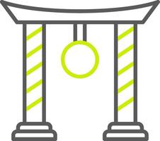 Torii Gate Optimized Creative Piece vector