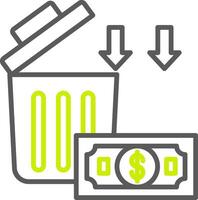 Wasted Money NextGen App Object vector
