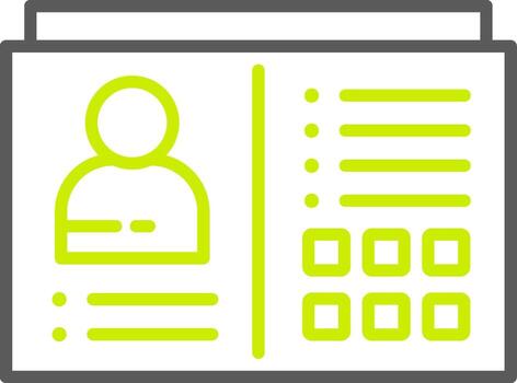 Driving License Advanced UI Module vector