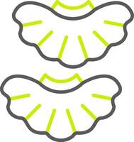 Collar Streamlined Design Token vector