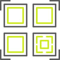 Qr Code Scan Versatile Line Drawing vector