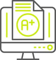 Score Artistic UI Component vector