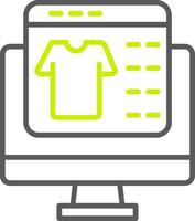 Ecommerce Artistic UI Component vector