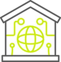 Smart Home Smart Tech Badge vector