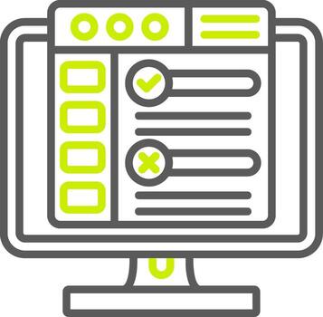 Testing Versatile Web Graphic vector