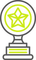 Trophy Star Custom Creative Piece vector