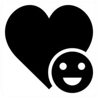 Happy Client icon concept in black color vector