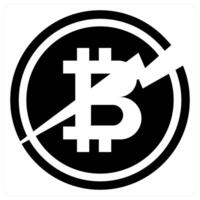 Halving icon concept in black color vector