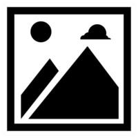 Image concept in black color vector