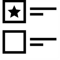 Important task icon concept in black color vector