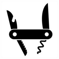 Multi Tool icon concept in black color vector