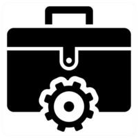 Occupation icon concept in black color vector
