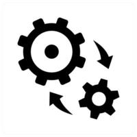 Operations icon concept in black color vector
