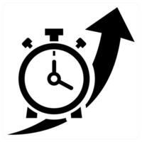 Performance concept in black color vector