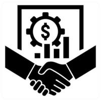 PIPR icon concept in black color vector