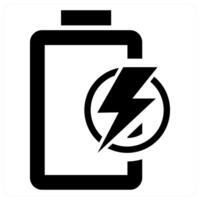 Power mode icon concept in black color vector