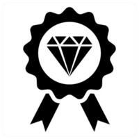 Premium Quality in black color vector