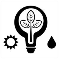 Power Sources icon concept in black color vector