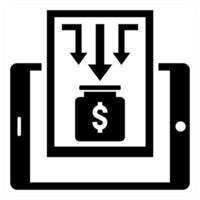 Project Image icon concept in black color vector