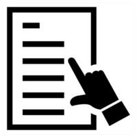 Program icon concept in black color vector