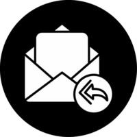 Reply All Participants Glyph Circle Inverted vector