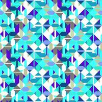 Abstract seamless colorful geometric pattern background design vector