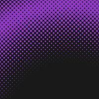 Purple halftone circle pattern background design vector