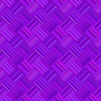 Purple abstract repeating diagonal striped square mosaic tile pattern background - wall design vector