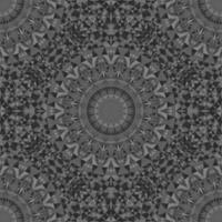 Oriental grey abstract seamless polygonal mandala pattern background vector