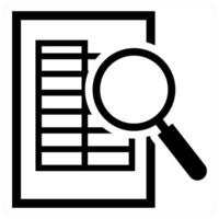 Response Rate icon concept in black color vector