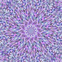 Geometrical abstract hypnotic round tiled mosaic background design vector