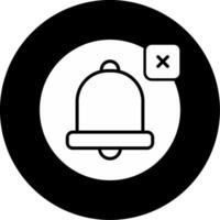 Large Scale Email Blast Glyph Circle Inverted vector