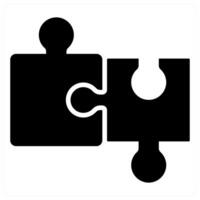 Solution concept in black color vector