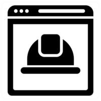 SEO Development concept in black color vector