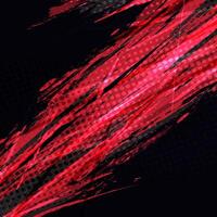 Black and Red Grunge Background with Halftone. Suitable for Banner, Poster, or Sports Background. Scratch and Texture Elements vector