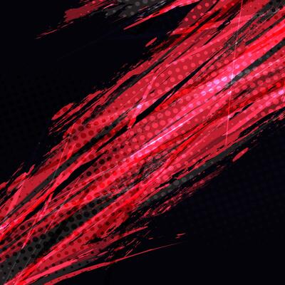 Black and Red Grunge Background with Halftone. Suitable for Banner, Poster, or Sports Background. Scratch and Texture Elements