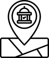 Consulate Geo Marker vector