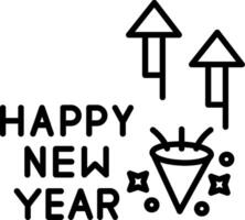 Cheerful Happy New Year Card vector