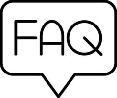 Frequently Asked Questions Section vector