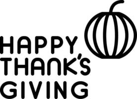 Thanksgiving Blessings Message vector