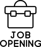We're Hiring Announcement vector